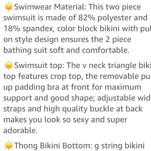 NEW Embroidered Straps Green Floral V-neck Adjustable padded Bikini TOP Large - Picture 15 of 15